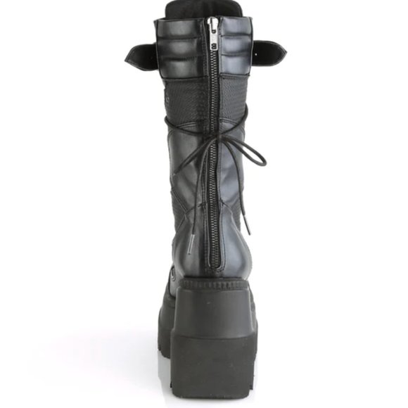 DEMONIA Shaker-70 Calf-High Boots NWOT size US 6 - Picture 6 of 7